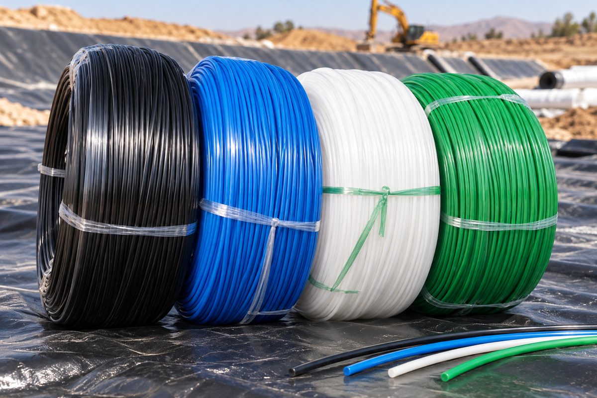 HDPE and PP welding rod coils
